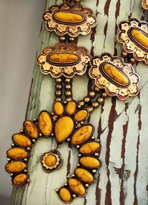 The Patsy Squash Blossom Statement Necklace