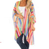 La Fiesta Multi Color Stripe Kimono