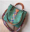 The Hannah Crossbody 2 in 1 Demi  Distressed Purse Set