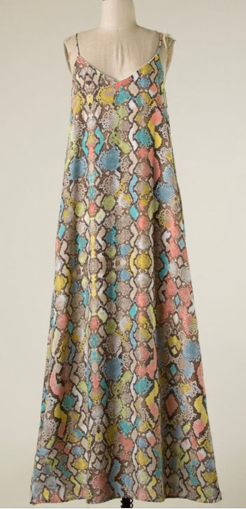 Adriana Multi Snake Print Maxi