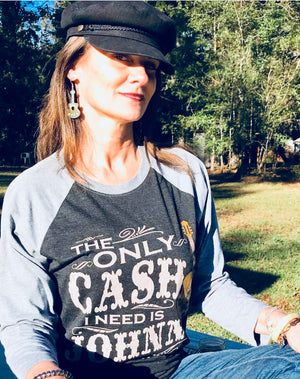 The Only Cash I Need is Johnny Raglan T-Shirt